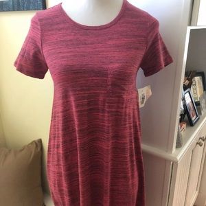 Lularoe XXS Carly Mauve heathered NWT